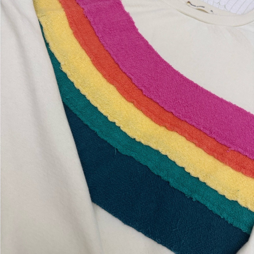 Marine Layer Vin Striped Sweatshirt- Size M - Picture 5 of 11